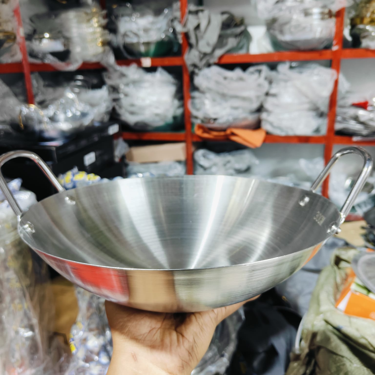 26cm Stainless Steel Chines Korai (Majuni free 3 pcs )