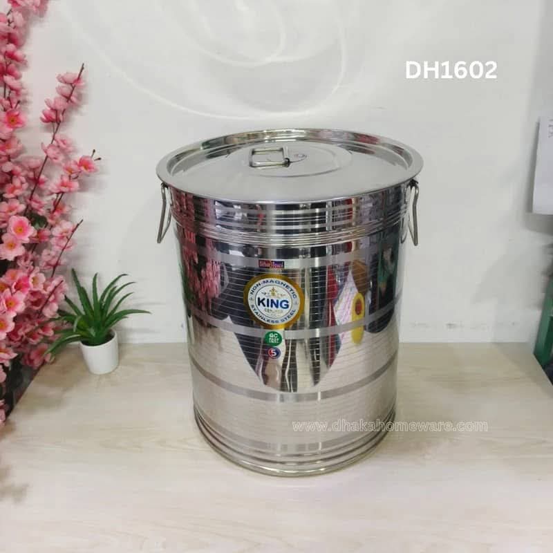 45-50KG Premium Stainless Steel Rice Storage Container